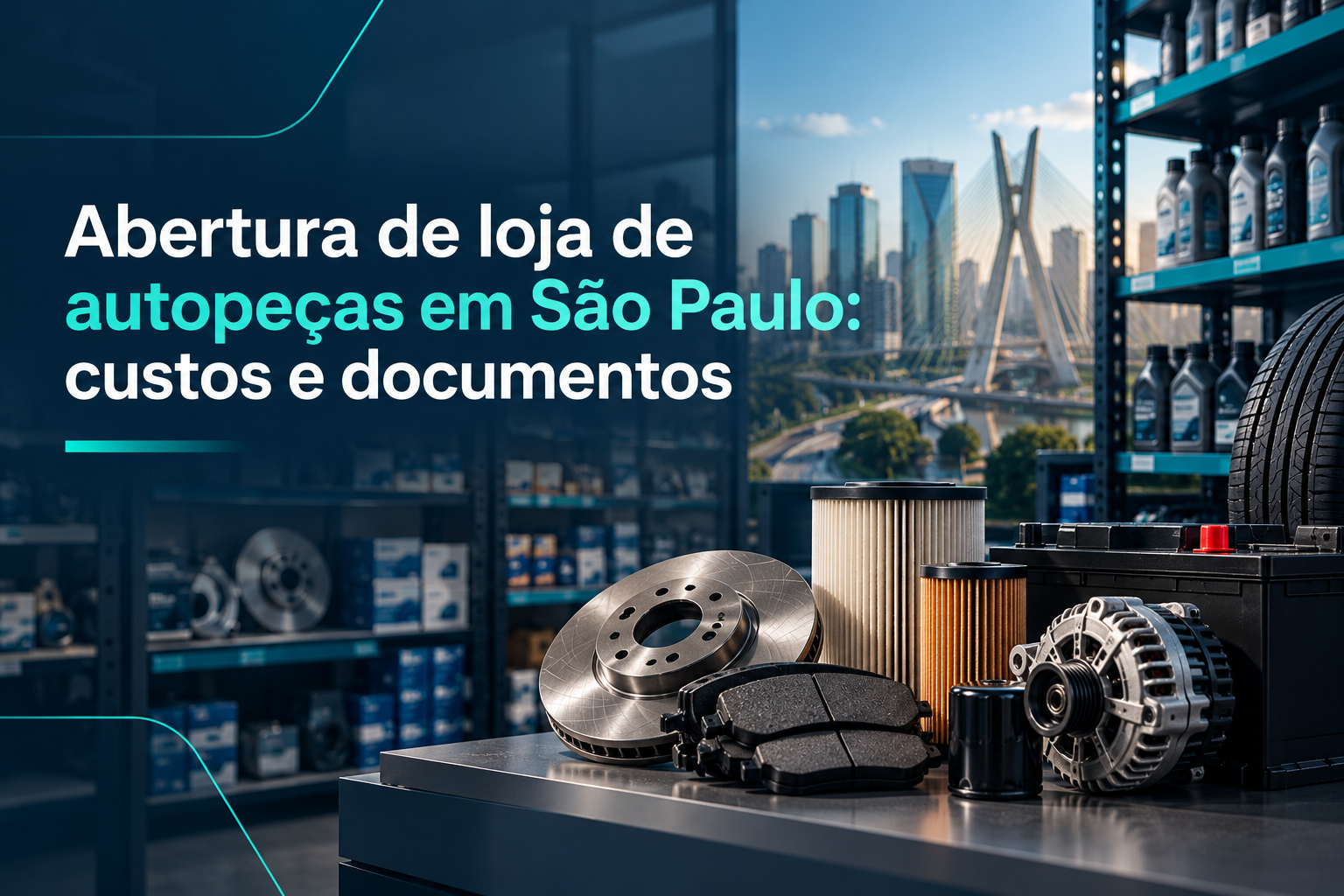 Abertura de loja de autopeças em São Paulo: custos e documentos
